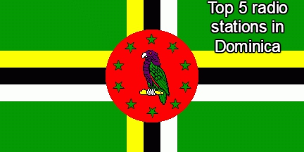 live online Top 5 radio stations in Dominica