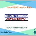 KRUN 1400 AM Radio